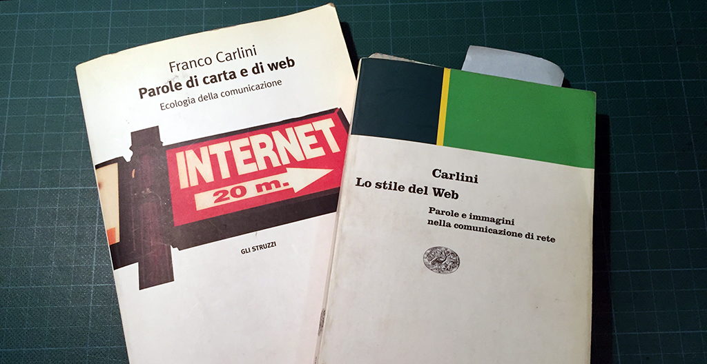 Franco Carlini: Lo stile del web. [Biblioteca Amnesia]