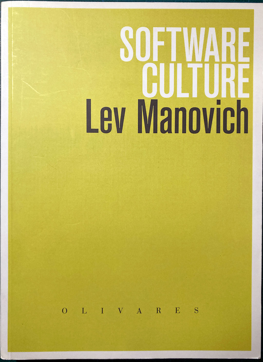 Software culture Book Cover