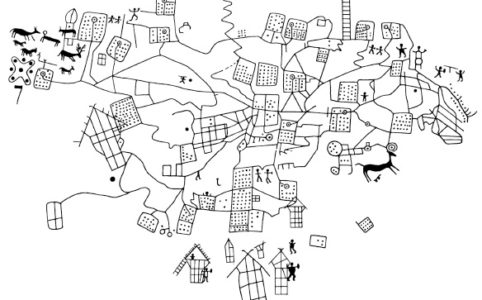 Mappa di Bedolina, Val Camonica: rilievo
