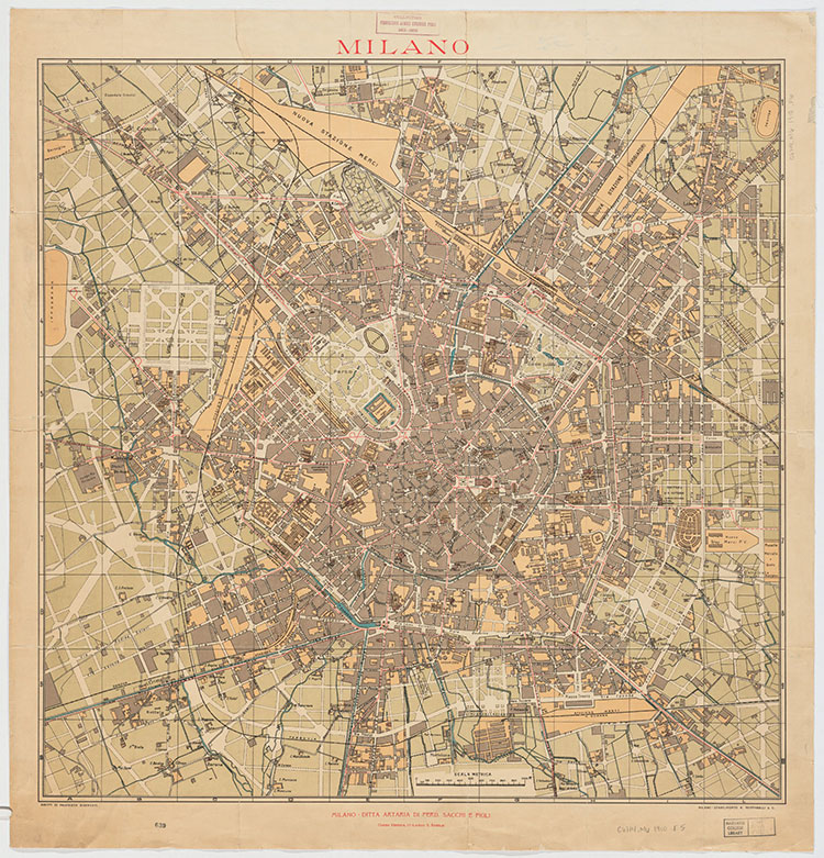 Mappa Artaria, 1910