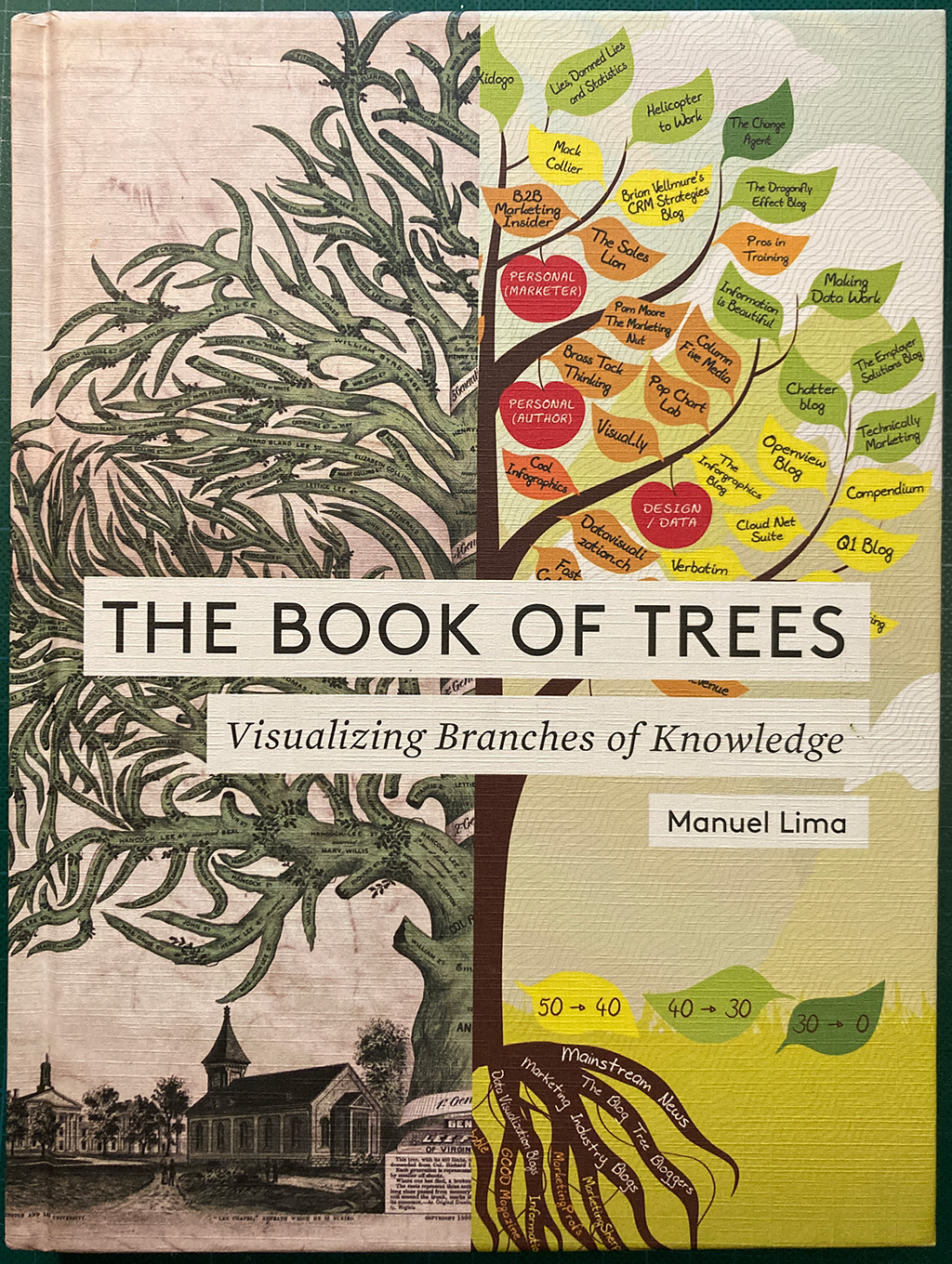 The book of tree.Visualizing branches of knowledge Book Cover